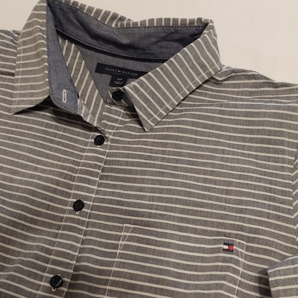 EUC Tommy Hilfiger Striped Shirt Size S/P Preppy